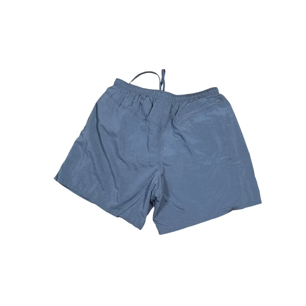 Speedo Mens XL Blue Nylon Swim Trunks Shorts Drawstring‎ Lightweight